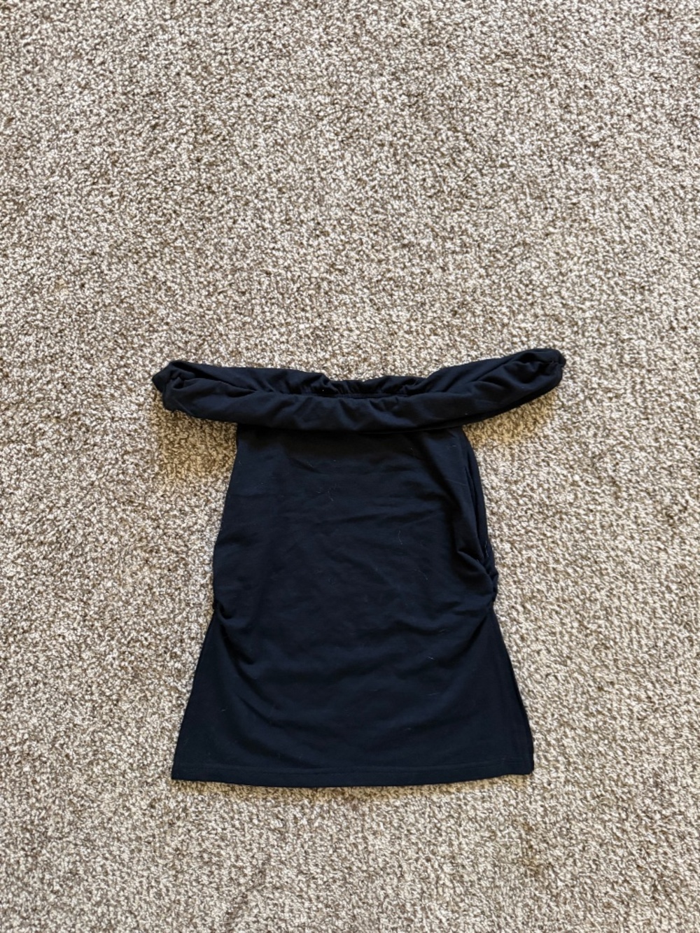 Black Off the Shoulder Top
